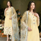 MUSHQ Brand 3 Piece Full  Heavy Embroiderd With Chicken Kari For Women