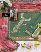 Asim Jofa Full Embroidery Sequence Luxury Unstiched 3 Piece For Women Party Wear
