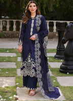 Brand : Elaf Cotton Embroiderd Luxury Unstiched 3 Piece With Organza Emb Duppata Women Summer Season Suit
