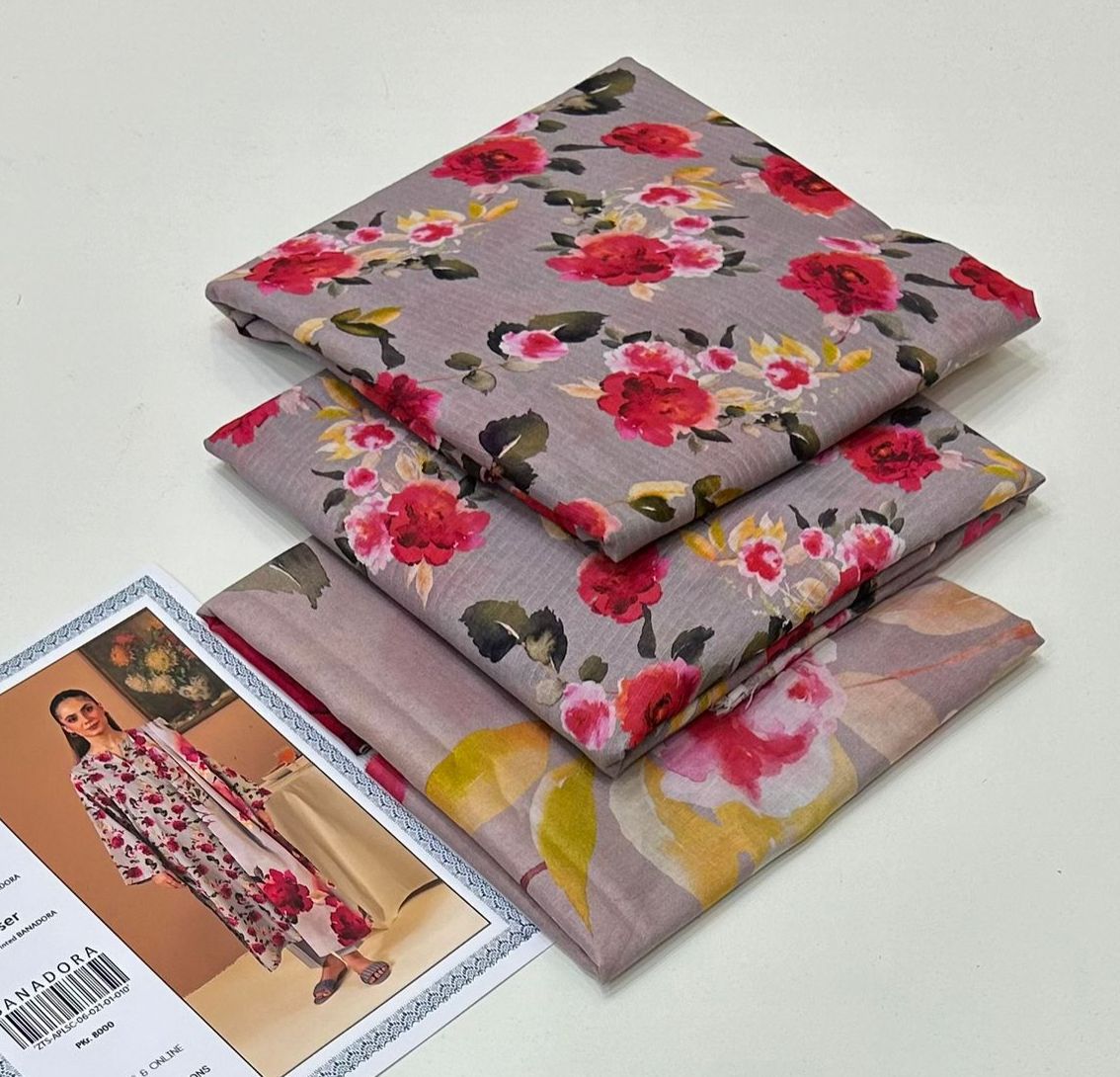 Bin Saeed & Beechtree Brand Lawn 3 Piece Unstiched For Women Summer Season