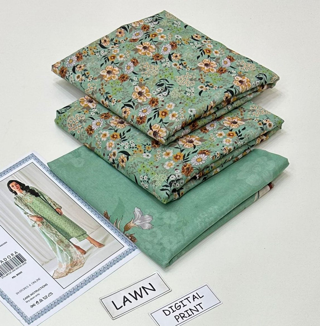 Bin Saeed & Beechtree Brand Lawn 3 Piece Unstiched For Women Summer Season