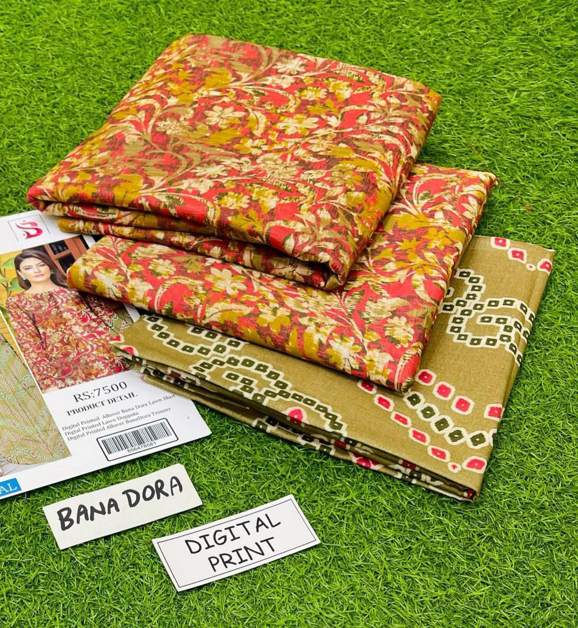 Bin Saeed & Beechtree Brand Lawn 3 Piece Unstiched For Women Summer Season