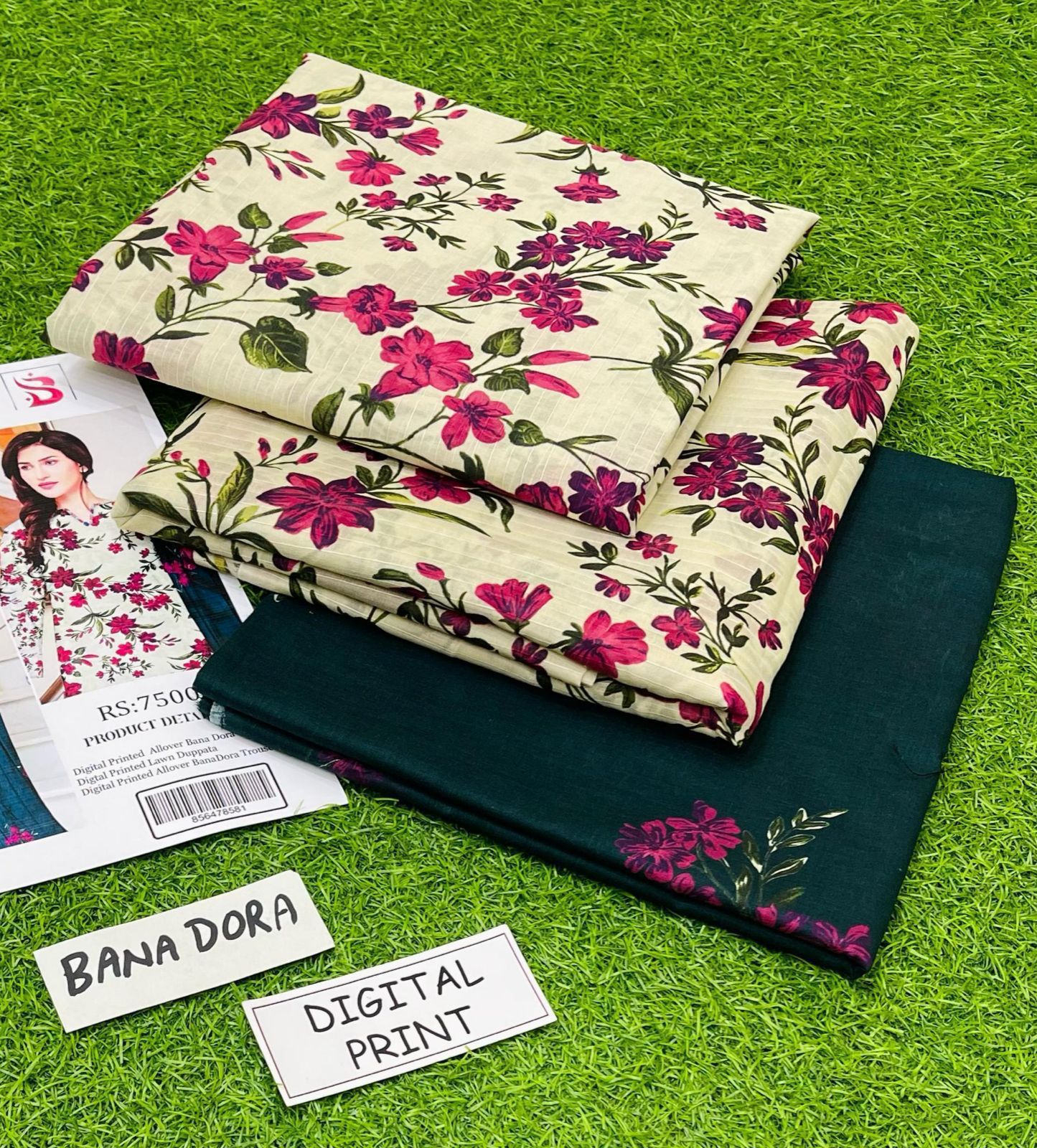 Bin Saeed & Beechtree Brand Lawn 3 Piece Unstiched For Women Summer Season