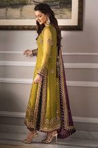 Brand : Asim Jofa Chiffon Full Embroidery Suit 3 Piece Unstiched For Women Summer Season