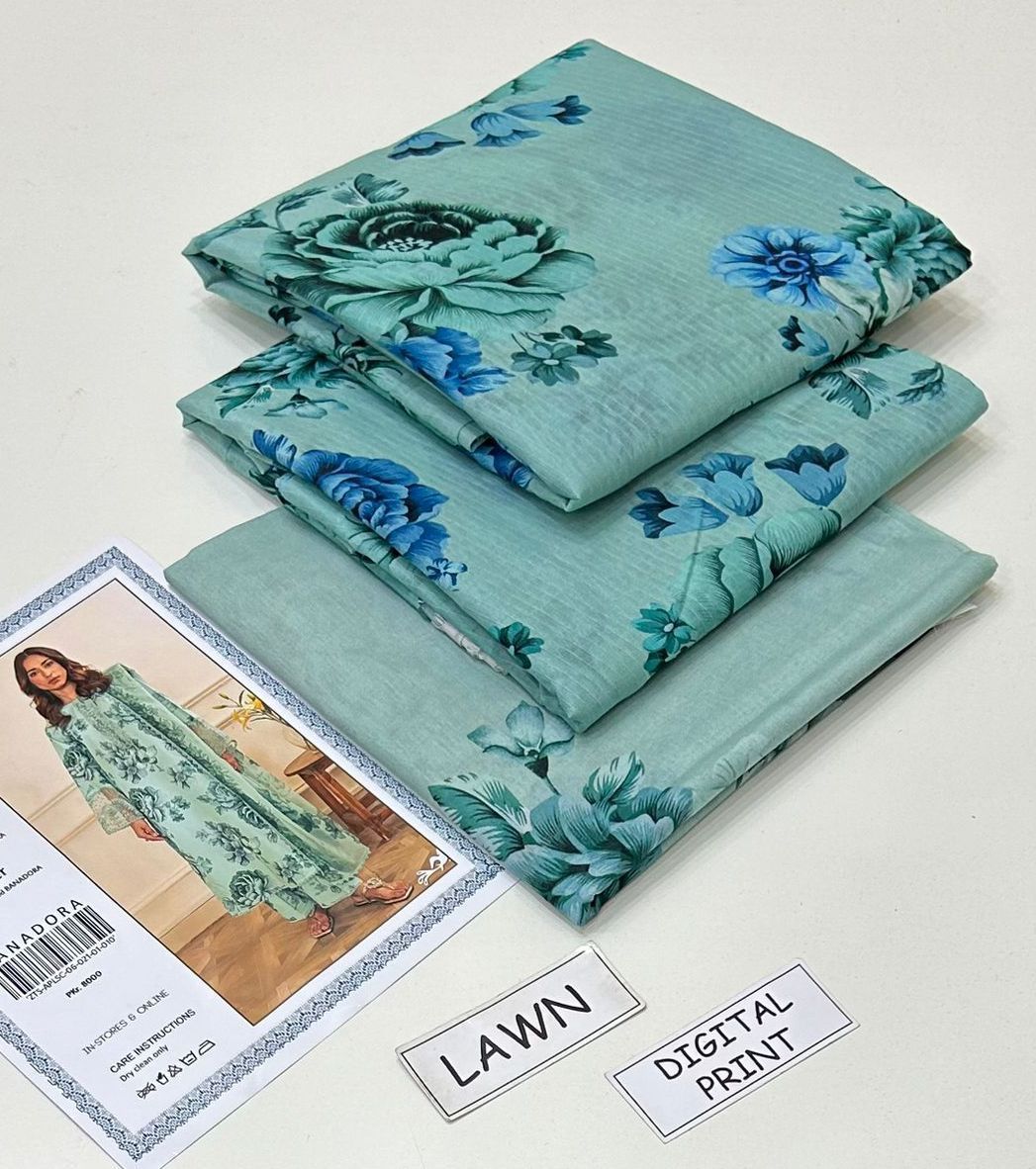 Bin Saeed & Beechtree Brand Lawn 3 Piece Unstiched For Women Summer Season